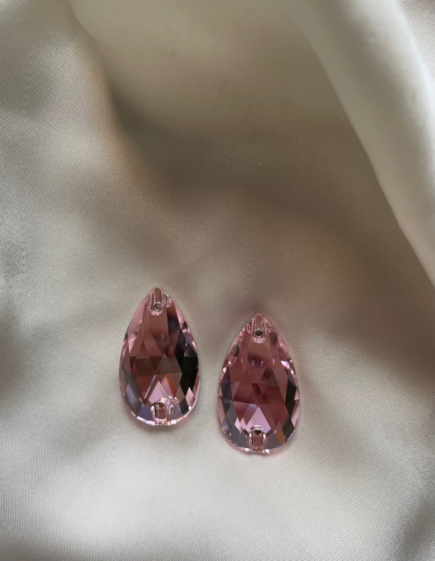 Light Pink Flatback Rhinestone Cabochon