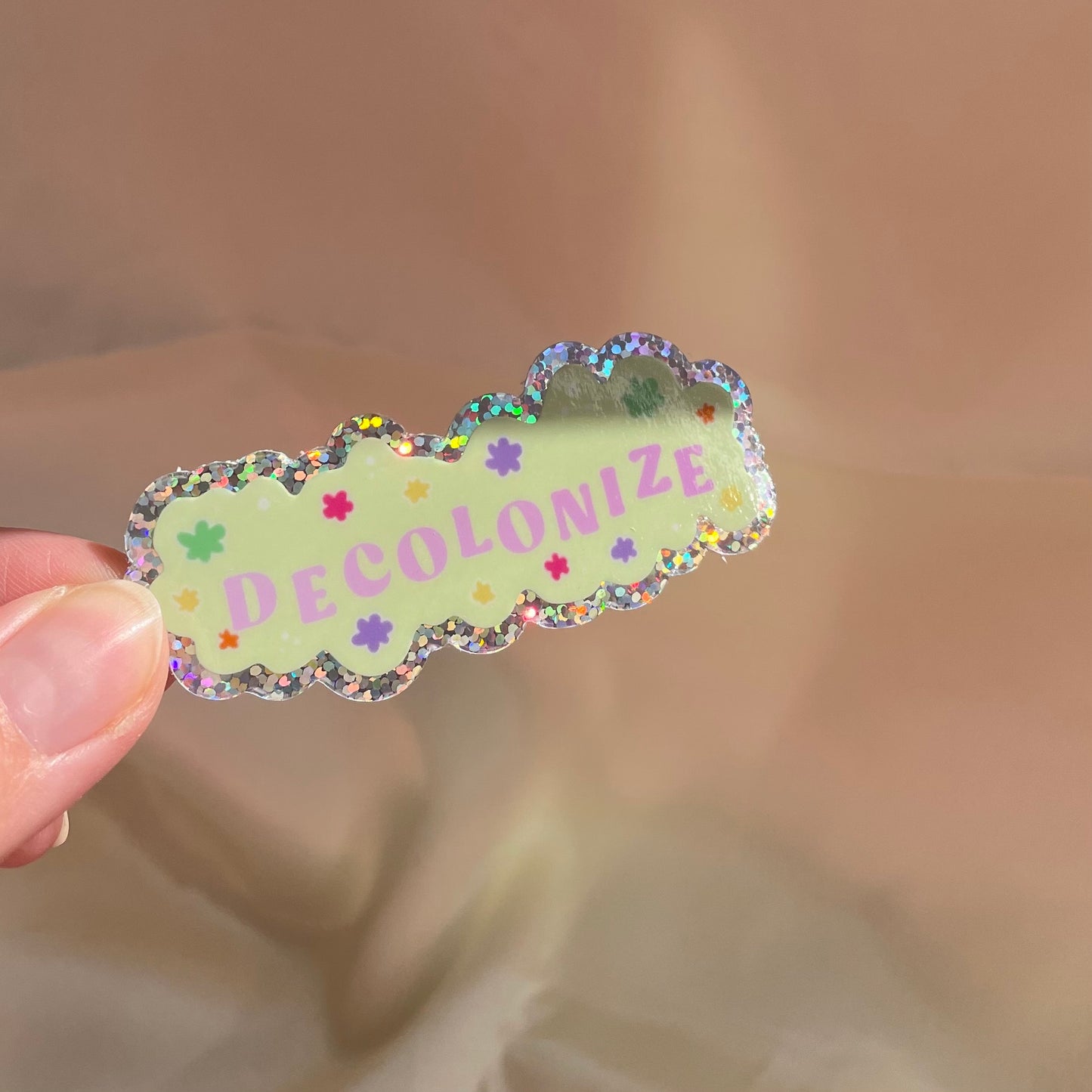 'Decolonize' Sticker