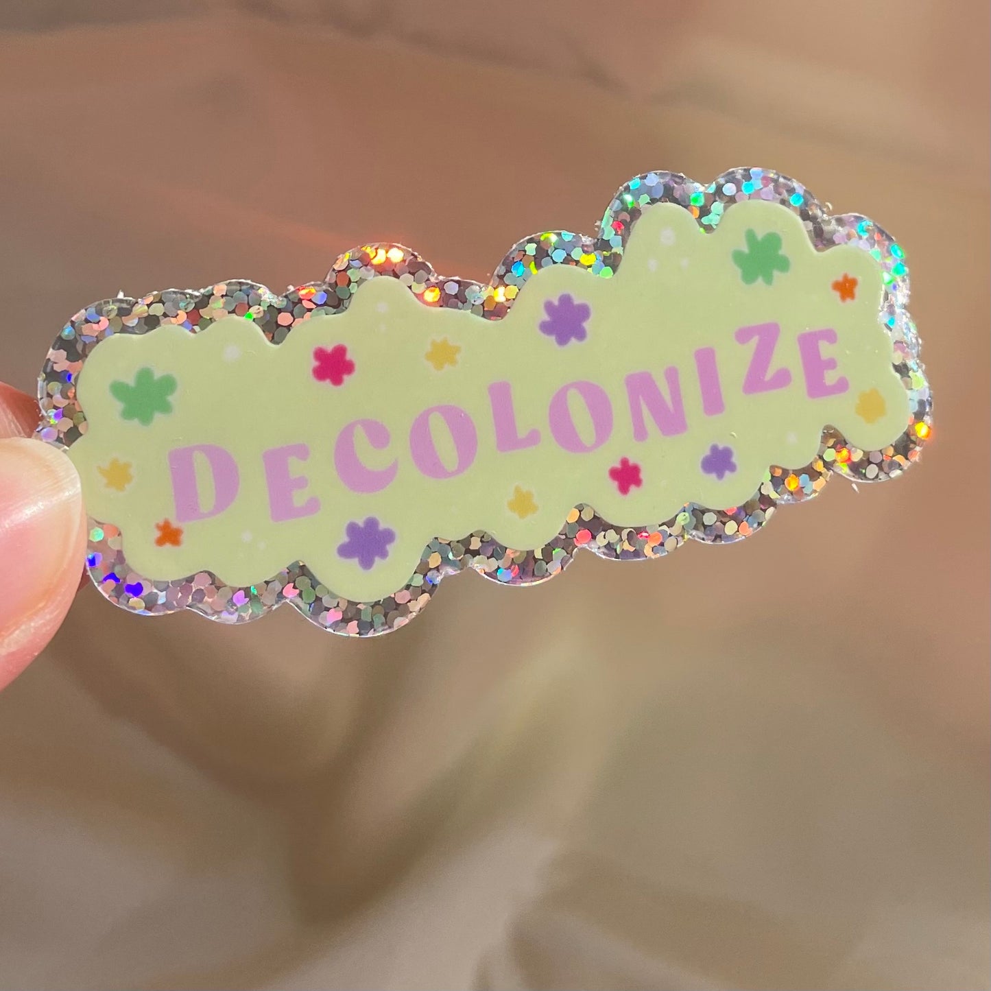 'Decolonize' Sticker