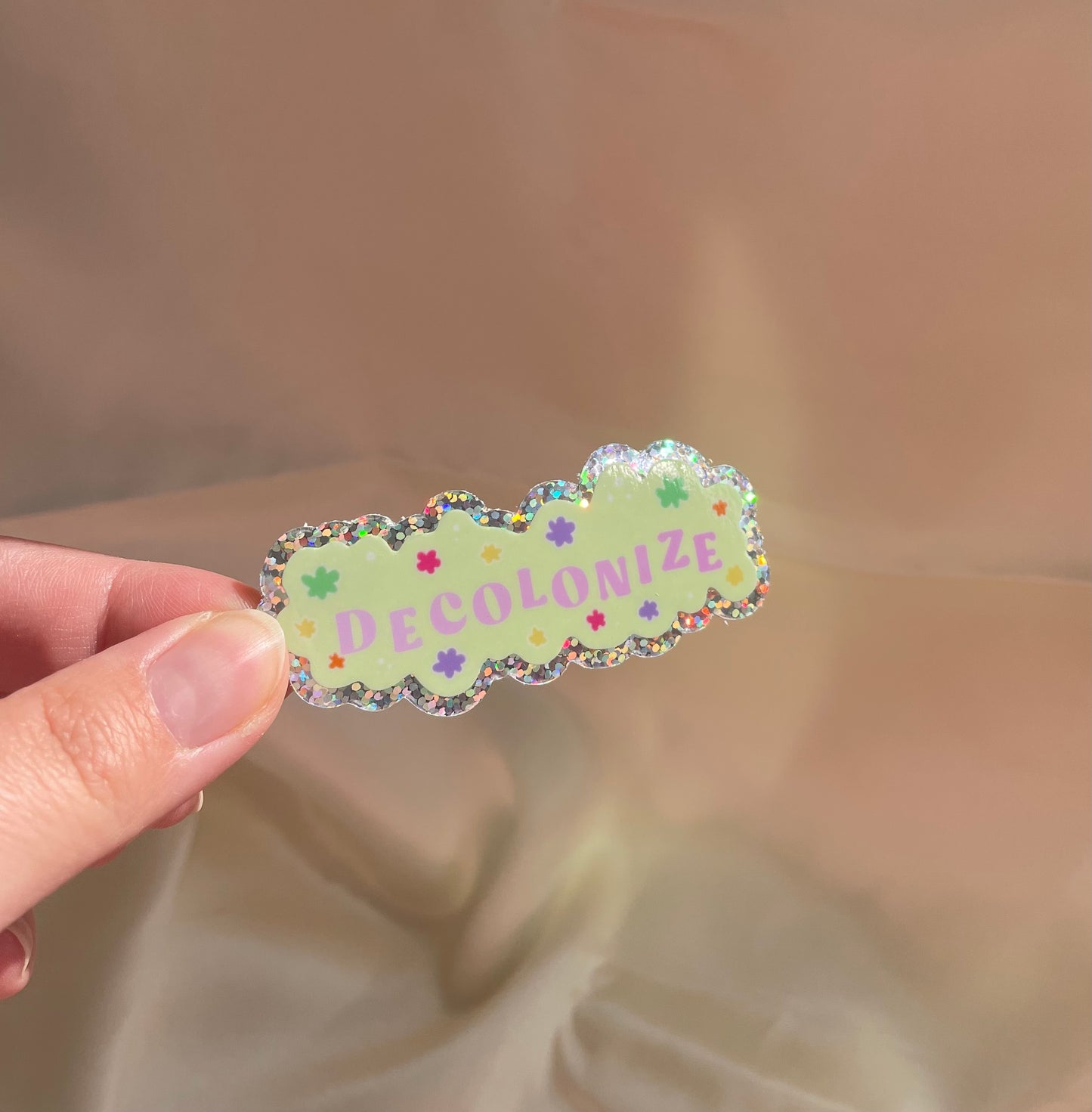'Decolonize' Sticker