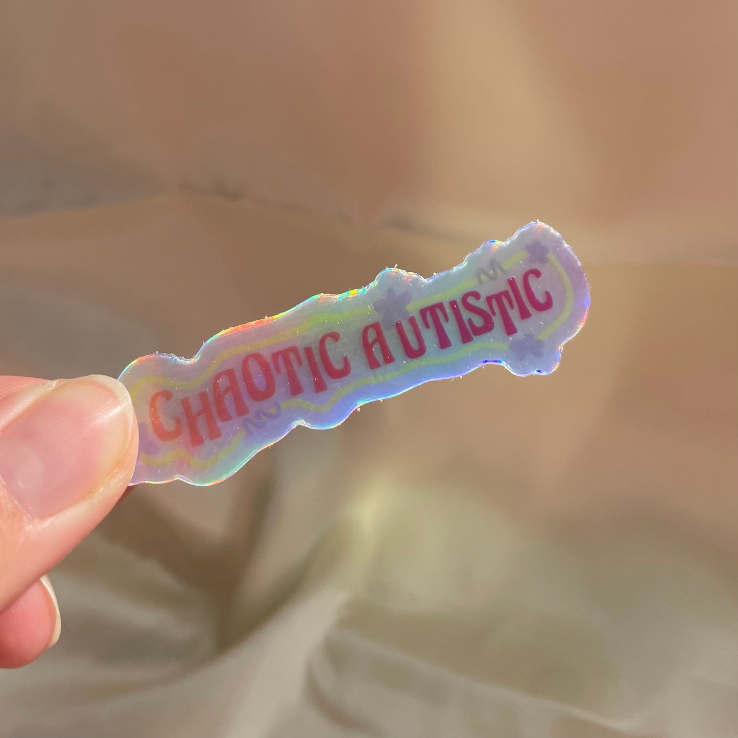 'Chaotic Autistic' Sticker