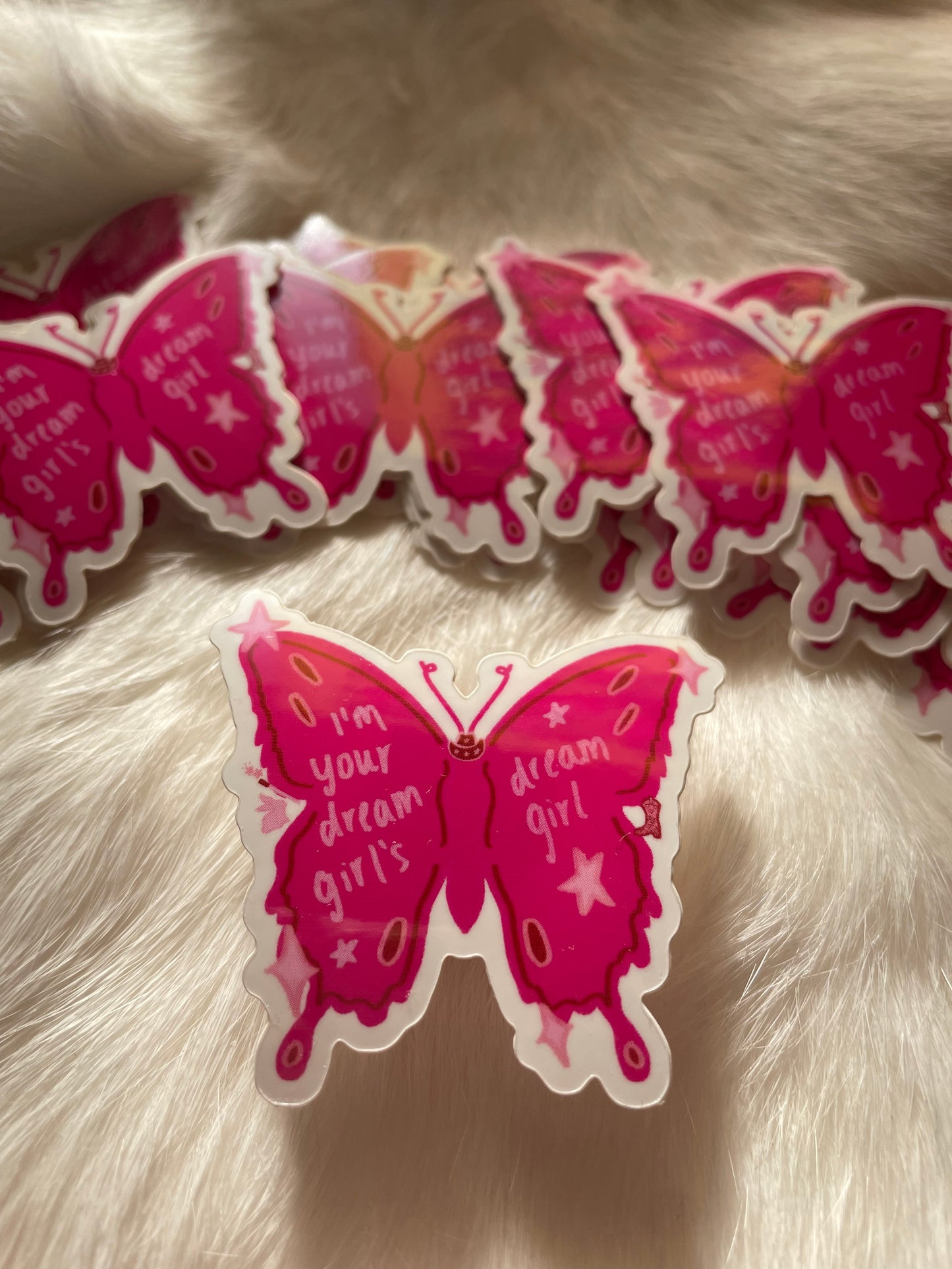 'I'm your dream girl's dream girl' sticker