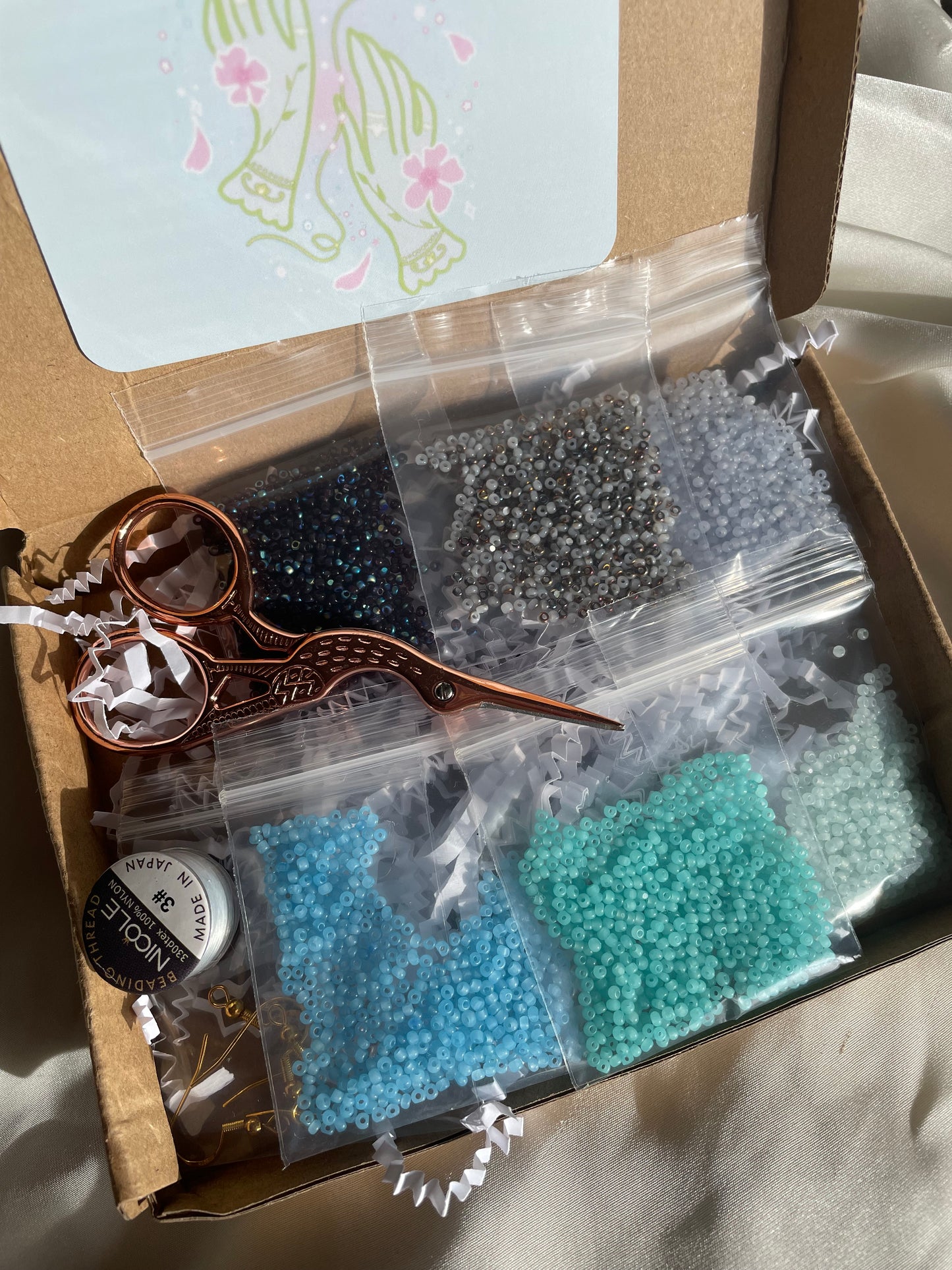 Shades of Blue Beading Kit