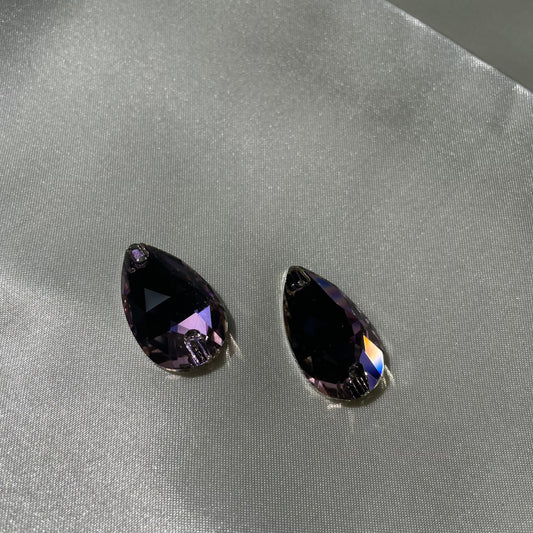 Soft Purple Flatback Rhinestone Cabochon