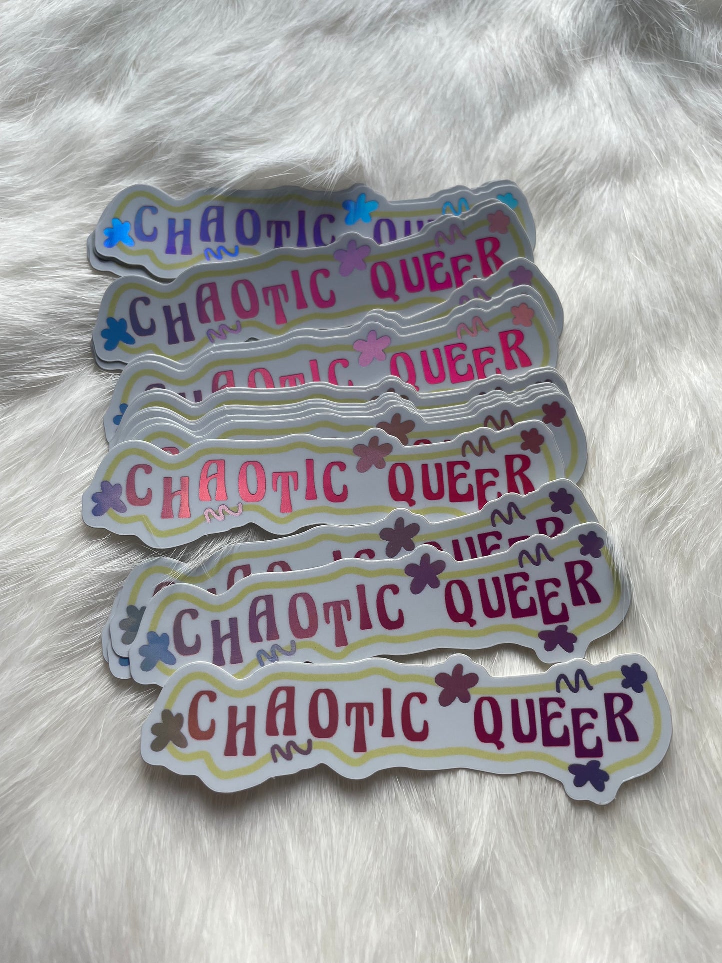 'Chaotic Queer' sticker