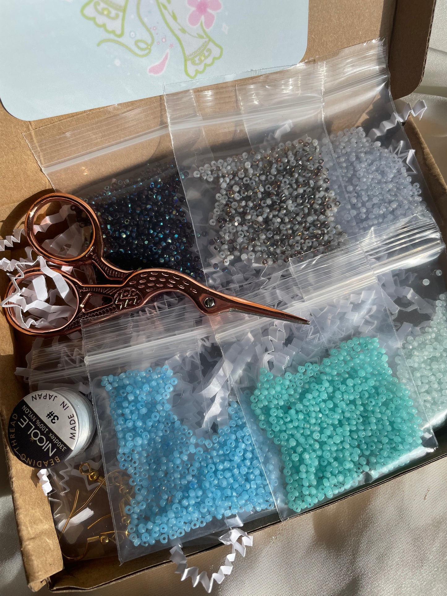 Shades of Blue Beading Kit