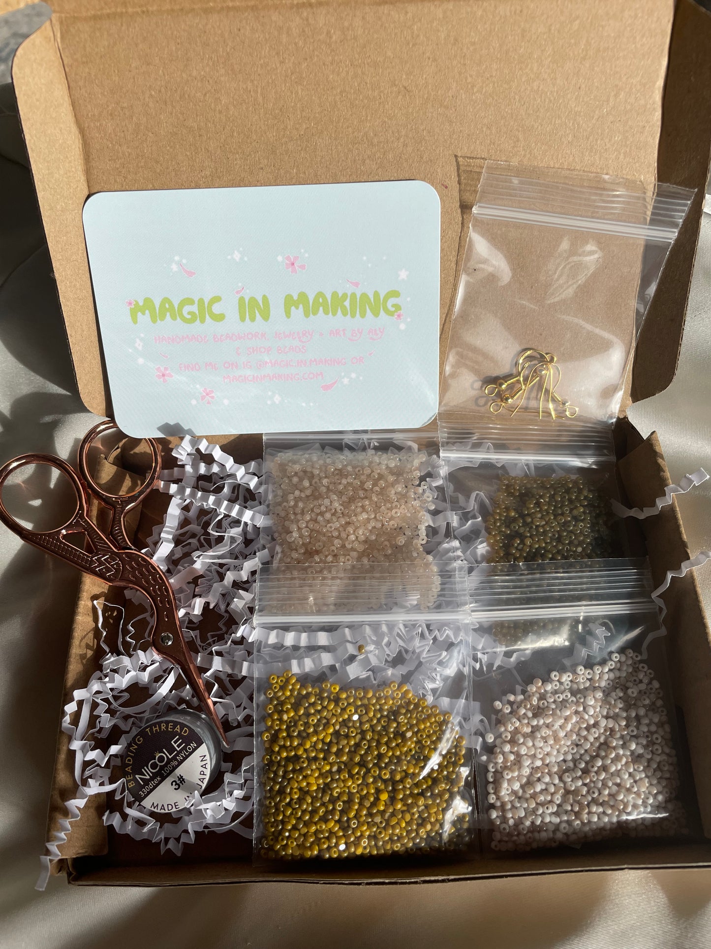 Earth Tones Box Beading Kits