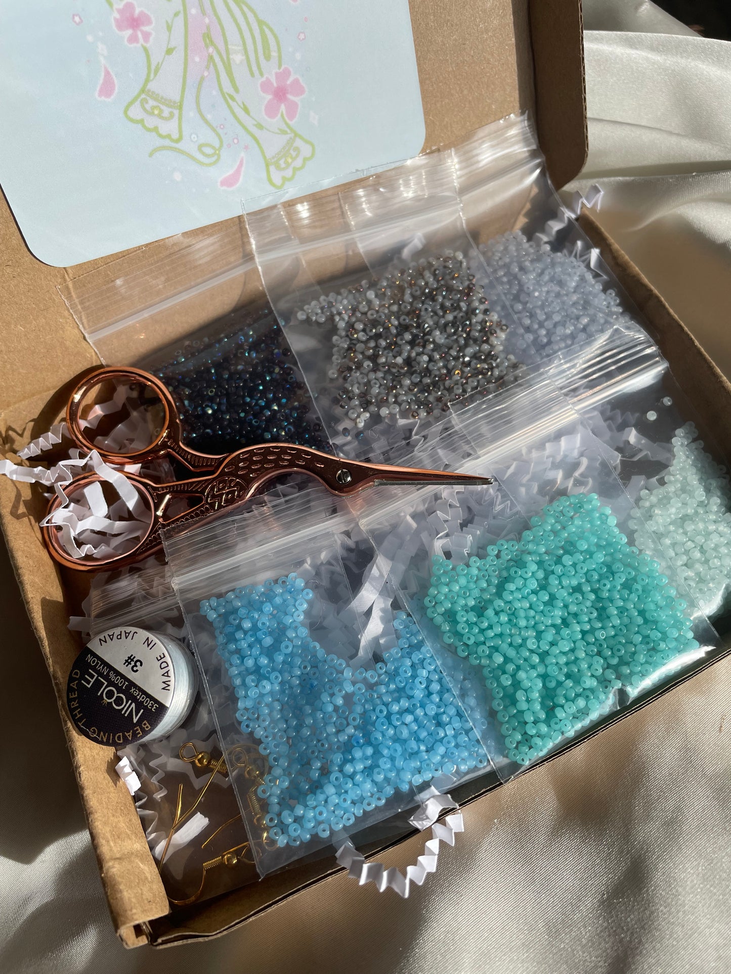 Shades of Blue Beading Kit