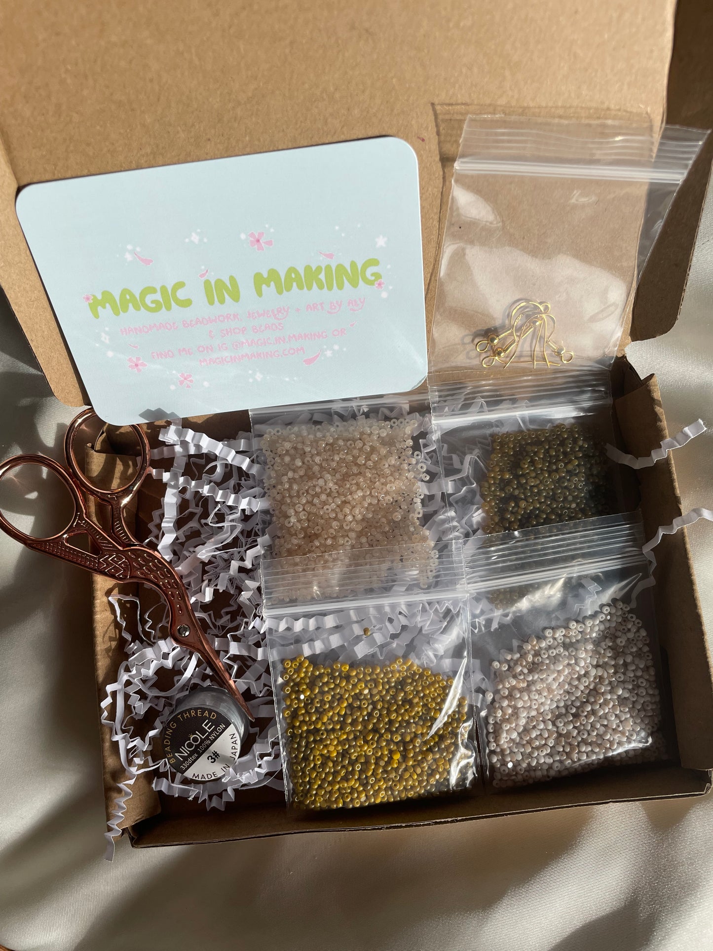 Earth Tones Box Beading Kits