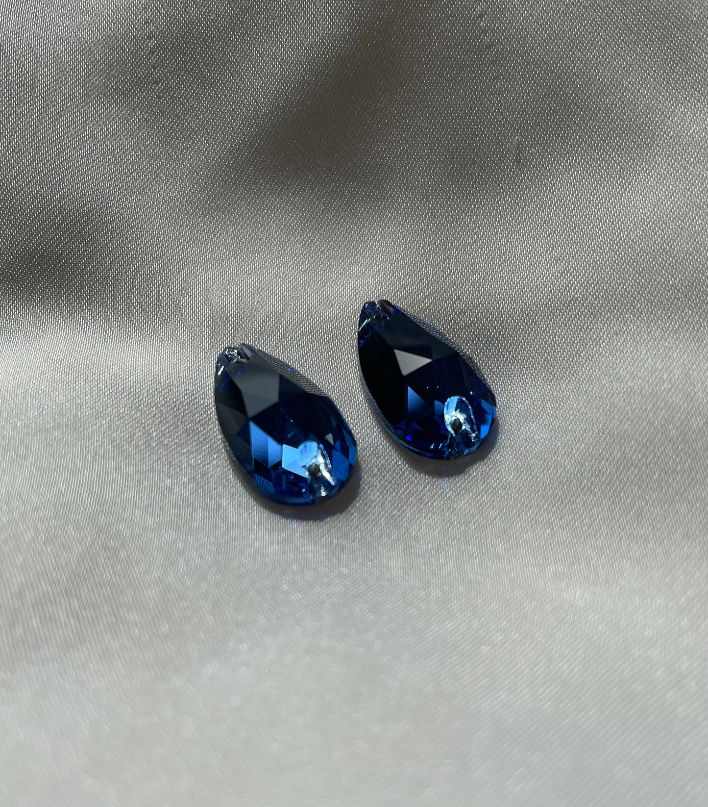 Sapphire Flatback Rhinestone Cabochon