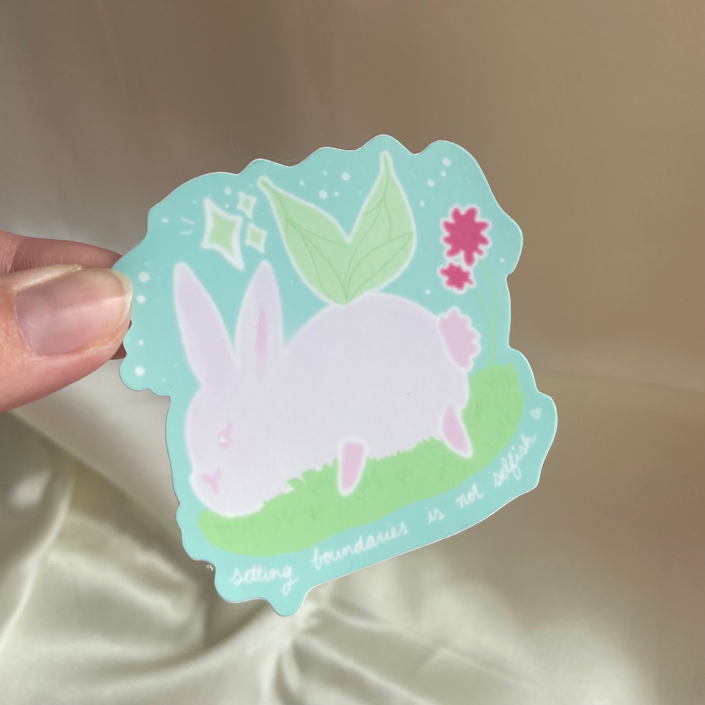 'Bunny Boundary 2' sticker