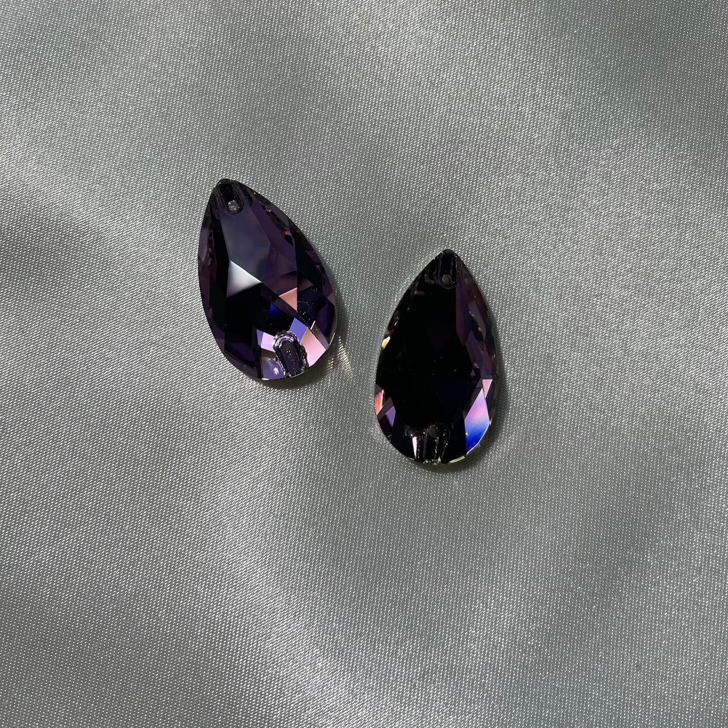 Soft Purple Flatback Rhinestone Cabochon