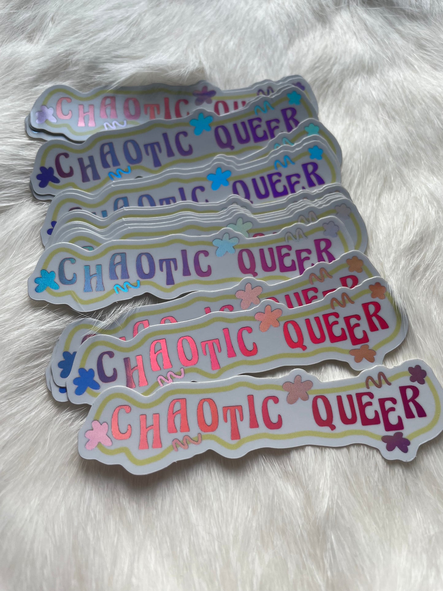 'Chaotic Queer' sticker